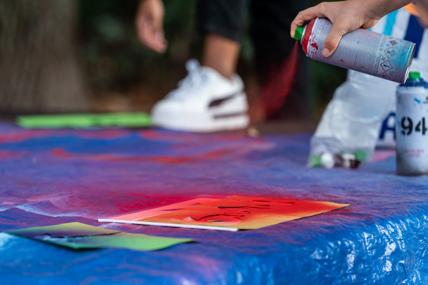 graffiti workshop tijdens de betovering